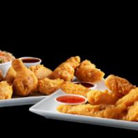 30 Pieces Mix (15+15) · 30 pieces mixed. 15  Crispy Chicken Fingers mixed with 15 fresh, made to order Chicken Wings...