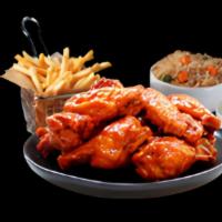 10 Hawaiian Wings · 10 Sweet and Tangy Hawaiian Wings (bone-in).  Includes 2 dipping sauces. Served with or with...