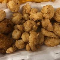 Jumbo Popcorn Shrimp · 