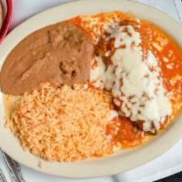 Chile Rellenos · Poblano pepper stuffed with cheese or picadillo.