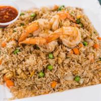 Family Fried Rice · - your choice of chicken, shrimp, pork, or combo
