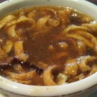 Hot & Sour Soup · Spicy. Good for one person.