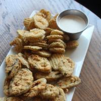 Fried Jalapeños & Pickles · fresh sliced jalapeños and dill pickles hand breaded served with house-made ranch