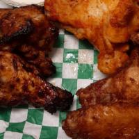 Wings Mixer Pack · Served with a mix wings from each flavor.
