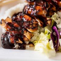 Spicy Chicken Teriyaki Meal · Chicken marinated in our special home made teriyaki marinade then finished with a spicy teri...