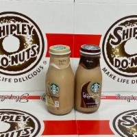 Starbucks Frappuccino Iced Coffee · Three flavors: Vanilla, Mocha & Caramel in 9.5 fl oz bottle.