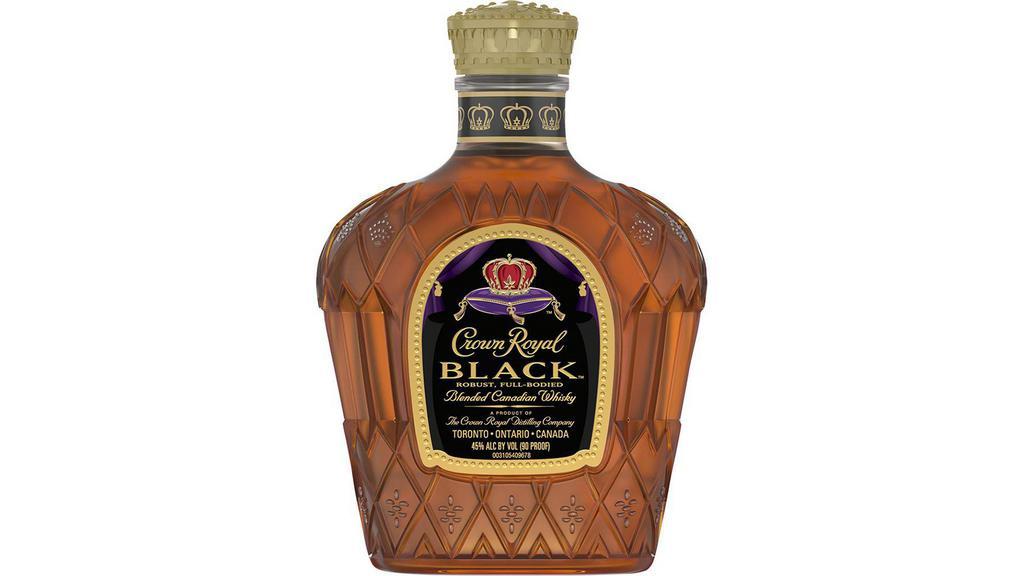 Crown Royal Black (375 Ml) · A rich and flavorful blend of Canadian whisky. All the signature smoothness of Crown Royal, matured in charred oak barrels and blended at a higher proof for a richer texture and bold finish.