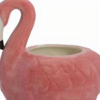 Flamingo Ceramic Planter · 