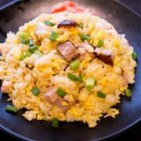 Fried Rice Small · Fried rice with chashu, onion, green onion.