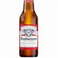 Budweiser · Brewed with high-quality barley malt, a premium blend of hops, rice, and water. Contains 5% ...