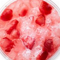 Strawberry Breeze (Sparkling) · Sparkling Water + Sugar Free Coconut + Sugar Free Vanilla + Strawberry Puree + Frozen Strawb...