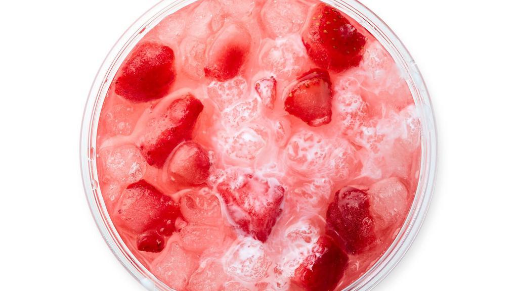 Strawberry Breeze · Water + Sugar Free Coconut + Sugar Free Vanilla + Strawberry Puree + Frozen Strawberry + Coconut Cream