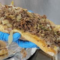 Uncle Phil Steak · 1Lb. Philly Cheesesteak J'way. This is the Grandaddy Philly Cheesesteak on a 14
