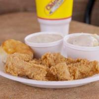 3 Pieces Fried Chicken Combo · Choice of leg, thigh, breast or wing.