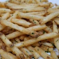 Side Of Slim Fries · Slim crispy seasoned fries, best consumed immediately.