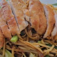 Mee Goreng (Egg Noodle Stir Fry) · Stir Fry Egg Noodles with choice of meat. Blended with cabbage and Tofu. Select meat in Modi...