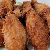 Tasty Chicken Wings · Chicken Wings is specially marinated, and fried to crisp. Served with your favorite choice o...