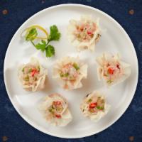 Pork Dumpling Shumai · Ground pork wrapped in a wonton wrapper and steamed till perfection