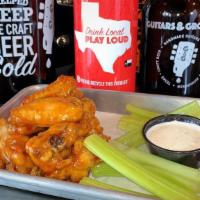 Cash'S Smoked Wings · 8 pieces of smoked chicken wings , celery, ranch dressing