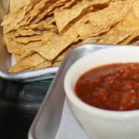 Pancho & Lefty Chips & Salsa · Fire-roasted salsa, corn tortilla chips.