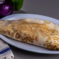 Beef Quesadilla · Beef, onion, tomatoes, and special sauce.