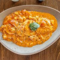 Lobster Ravioli · Large cheese ravioli, diced tomato, and chopped lobster tail tossed in a lobster base cream ...