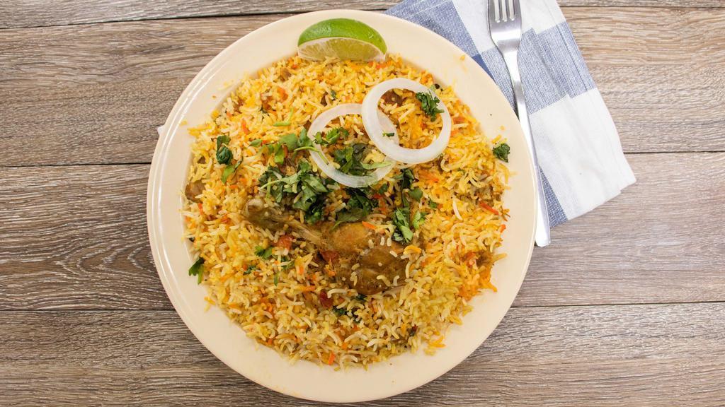 Chicken Biryani · Biryani Rice with Chicken.