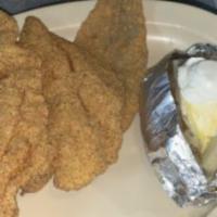 Small Whole Catfish Dinner · One fish option, please allow 20 min cook time