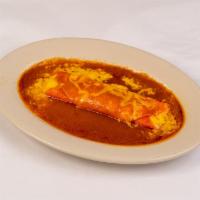 Chicken Enchilada (1) · Salsa Monterrey