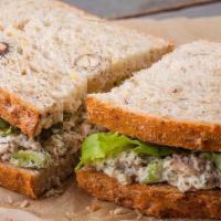 Famous | Tuna · Albacore tuna mixed with dill, red onions, celery, salt & pepper, mayonnaise, lemon juice, a...