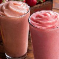 Strawberry Tsunami Smoothie · Cranberry juice, pineapple sherbet, peaches, strawberries