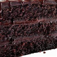 Chocolate Fudge Cake  · Chocolate fudge cake, serves 14.