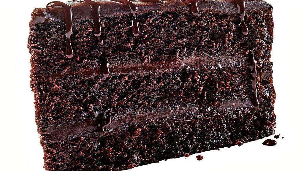 Chocolate Fudge Cake  · Chocolate fudge cake, serves 14.