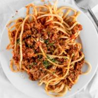 Spaghetti Alla Marinara · Vegetarian. Fresh homemade tomato sauce.