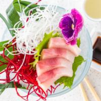 Yellowtail · Sushi (2 pcs) and sashimi (4 pcs). consuming raw or undercooked food may increase your risk ...