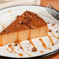 Vanilla Caramel Flan · A classic Spanish dessert of cream and sweet custard, covered with a caramelized sugar syrup.