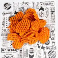 Sweet Potato Fries · Sweet Potato Waffle Fries tossed with Brown Sugar and Salt