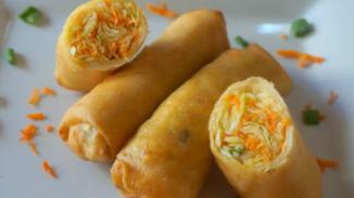 Vegetable Spring Roll · One piece.