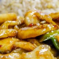Chicken With Garlic Sauce · Spicy. Hot and spicy.