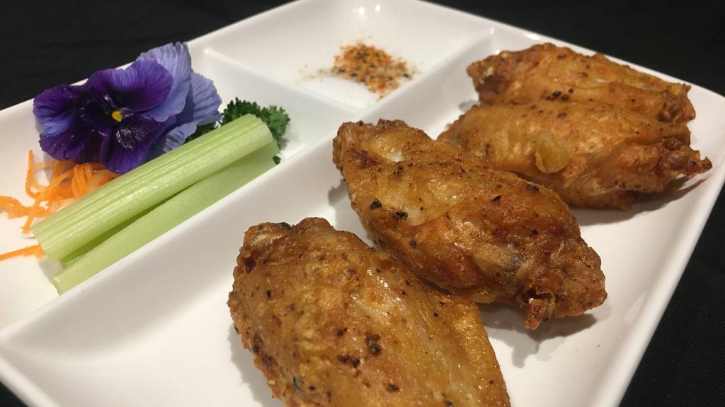 Asian Wings · Deep-fried chicken wings (4 pcs) with Asian seasoning