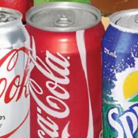 Can Soda · Coca Cola, Sprite,Dr pepper,Diet Coke