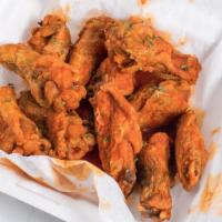 Buffalo Wings (50 Pieces) · Up to four flavors.