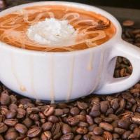 White Chocolate Macadamia · Latte that tastes just like the name