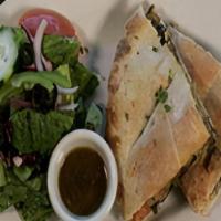 Half Sandwich And Salad Combo · Your choice of sandwich with a side greek or house salad.