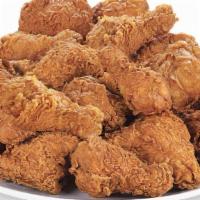 25 Pcs Dark Chicken · 25 pieces of Cajun-infused Chicken includes 
Drums & Thighs