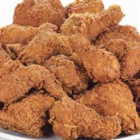 25 Pcs Mix Chicken · 25 pieces of Cajun-infused Chicken includes 
Drums, Thighs, Breast & Wing