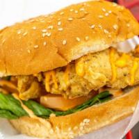 Original Chick Sandwich · Chicken sandwich with fresh lettuce, Cheddar cheese, and pickles. Your choice between origin...