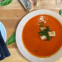 Pomodoro Soup · slow cooked tomato, basil cream