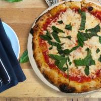 Margherita Pizza · Marinara sauce mozzarella and basil. add pepperoni and sausage for an additional charge.