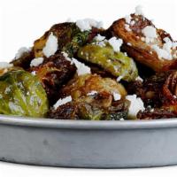 Brussels Sprouts · Roasted brussels sprouts, tossed in balsamic vinaigrette.